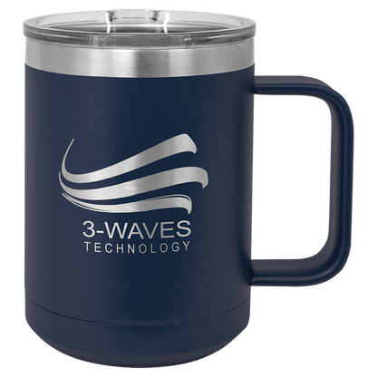 Hansey For Governor 15 oz Mug with Magnetic Lid