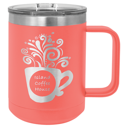 Hansey For Governor 15 oz Mug with Magnetic Lid